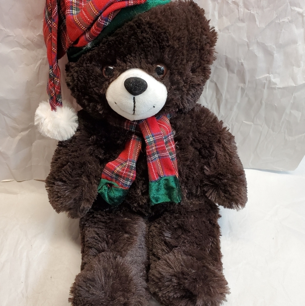 🎄🧸 Homerbest dark brown holiday bear